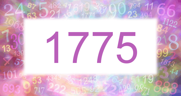 Dreams about number 1775