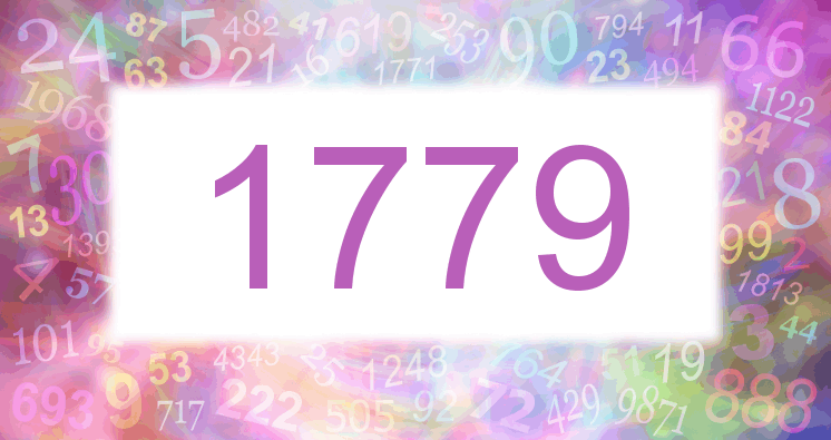 Sueños con número 1779 imagen lila