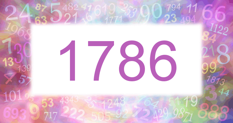 Dreams about number 1786