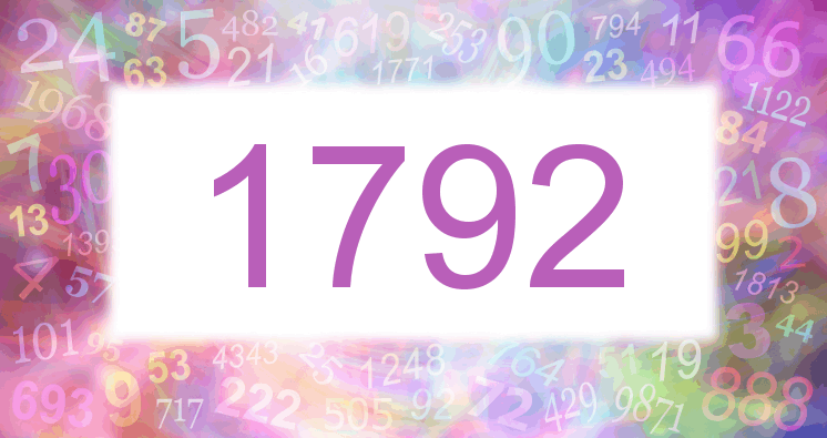 Dreams about number 1792