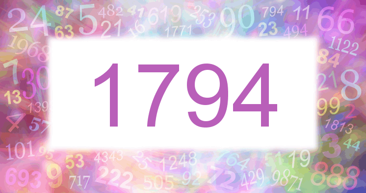 Dreams about number 1794