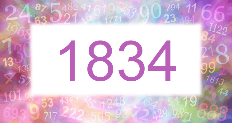 Dreams about number 1834