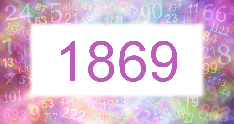 Sueños con número 1869 imagen lila