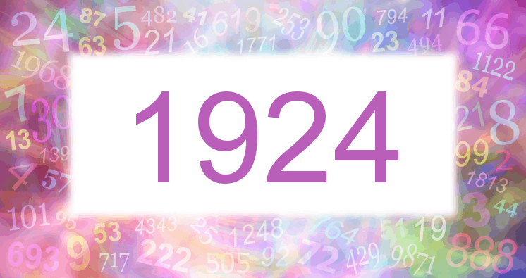 Sueños con número 1924 imagen lila