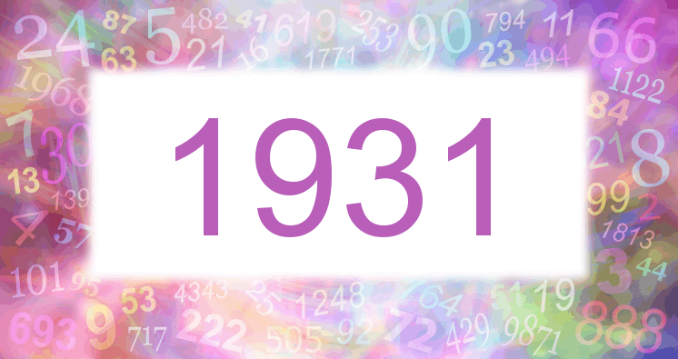 Dreams about number 1931