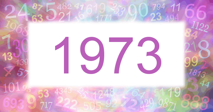 Sueños con número 1973 imagen lila