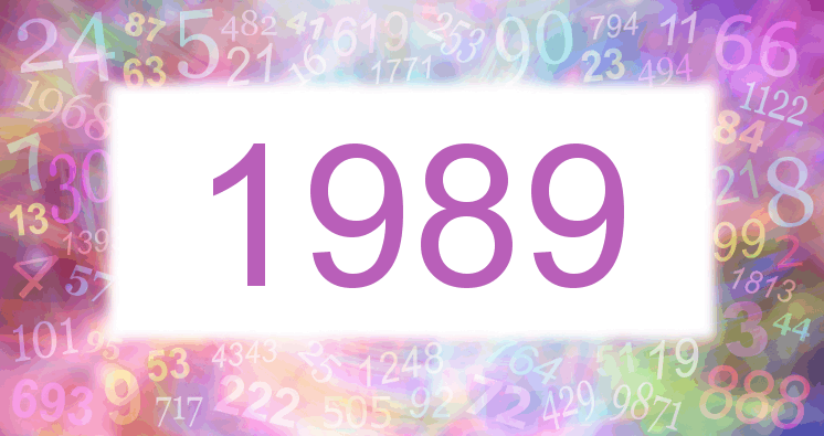 Sueño con el número 1989