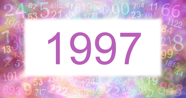 Sueños con número 1997 imagen lila