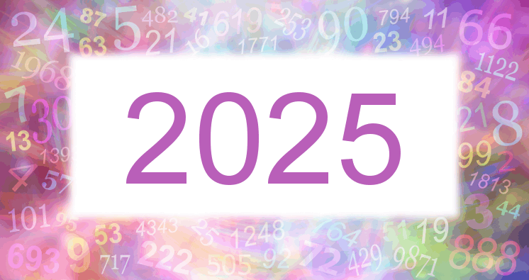 Sueños con número 2025 imagen lila