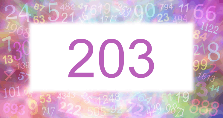 Dreams about number 203