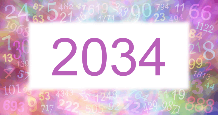 Dreams about number 2034