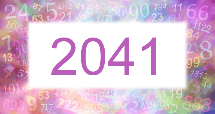 Dreams about number 2041