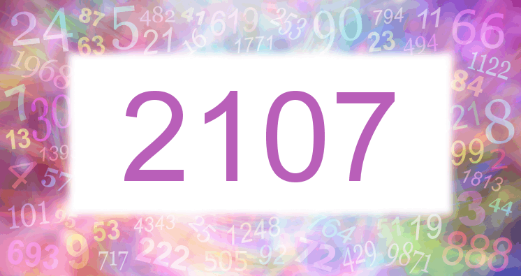 Dreams about number 2107