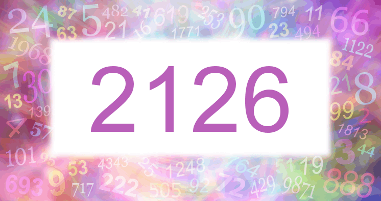 Dreams about number 2126