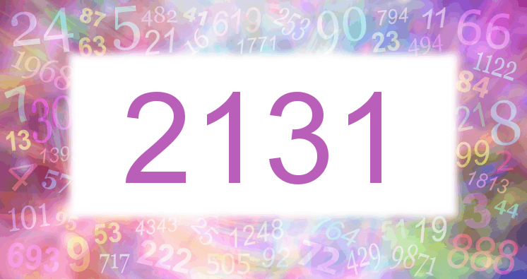 Träume mit einer Nummer 2131 rosa Bild