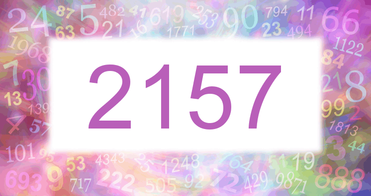 Dreams about number 2157