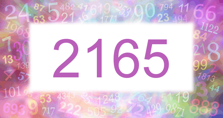 Dreams about number 2165