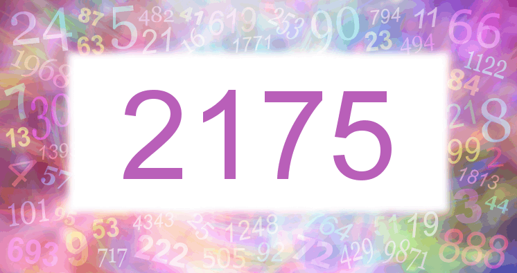 Dreams about number 2175
