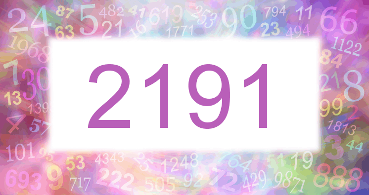 Dreams about number 2191
