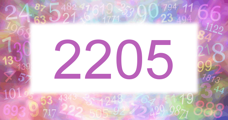Dreams about number 2205