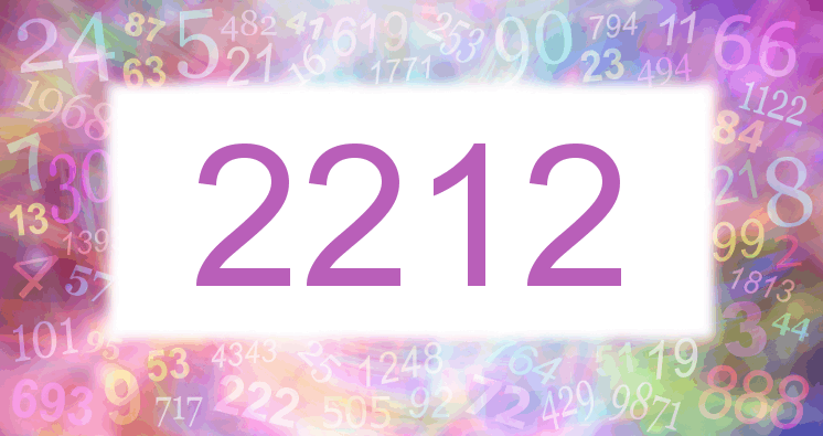 Dreams about number 2212