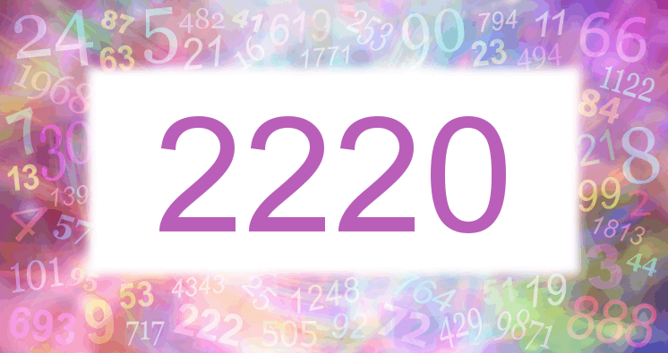 Dreams about number 2220