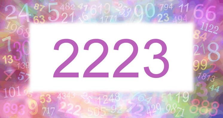 Dreams about number 2223