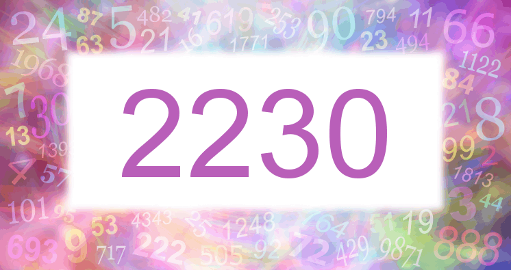Dreams about number 2230