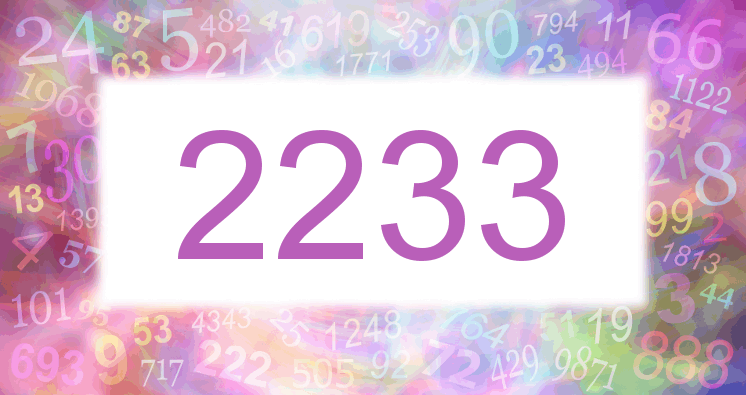 Dreams about number 2233