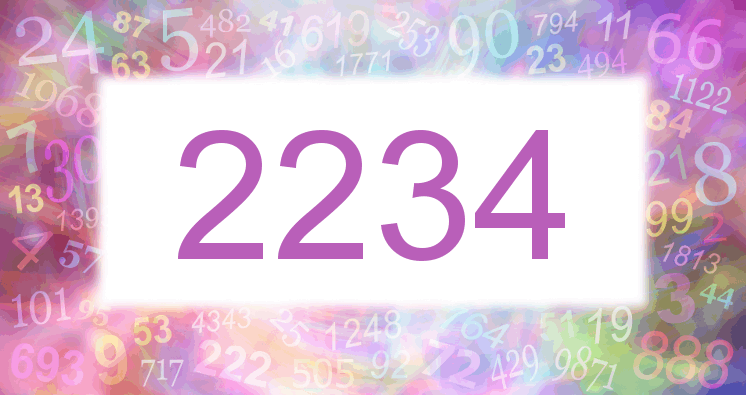 Dreams about number 2234