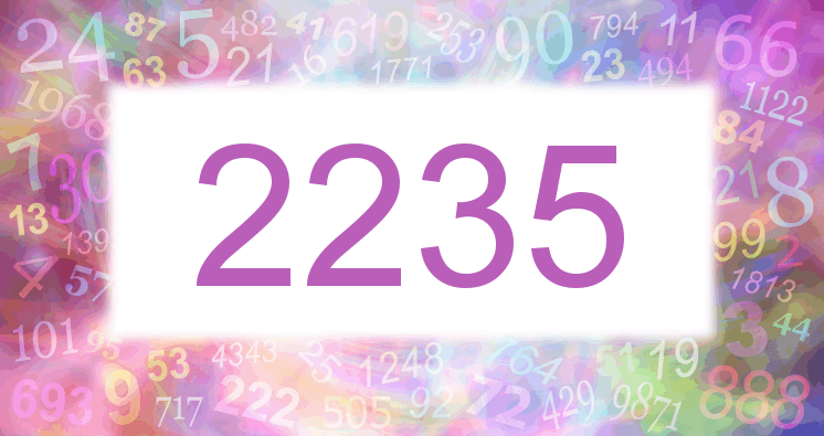 Dreams about number 2235