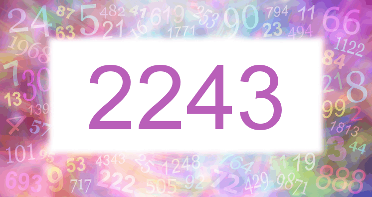 Dreams about number 2243