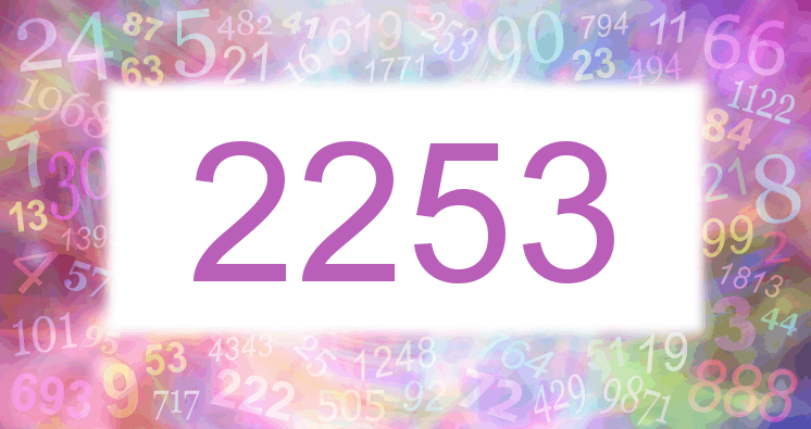 Dreams about number 2253