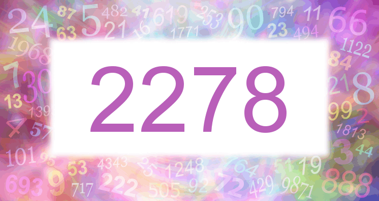 Dreams about number 2278