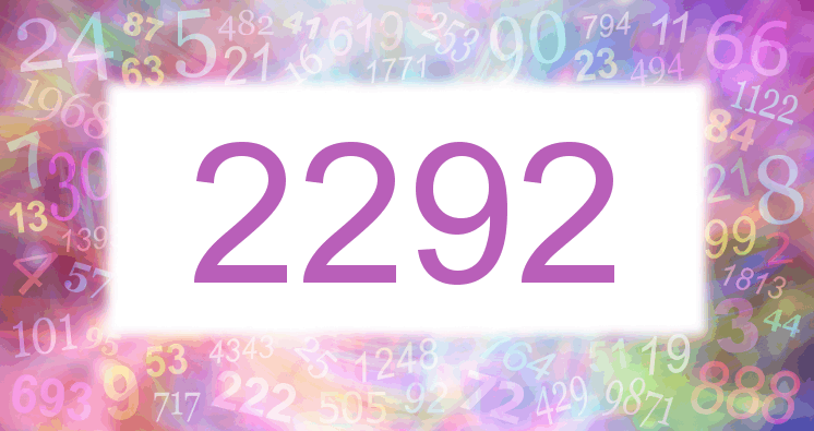 Dreams about number 2292