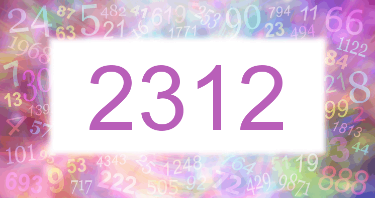 Dreams about number 2312