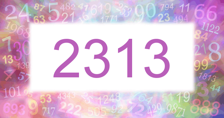 Dreams about number 2313