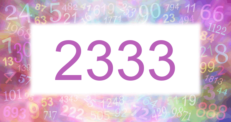 Dreams about number 2333