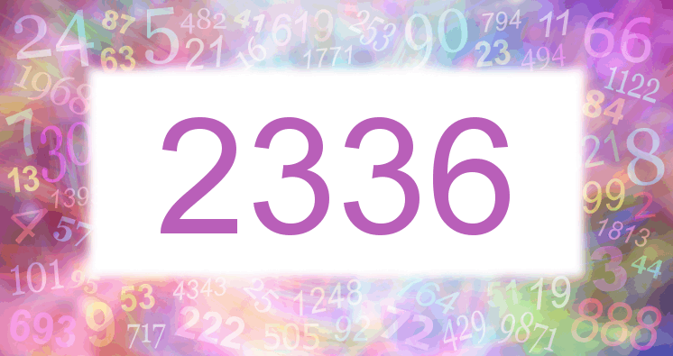 Dreams about number 2336