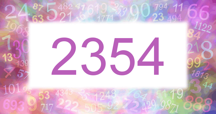 Dreams about number 2354