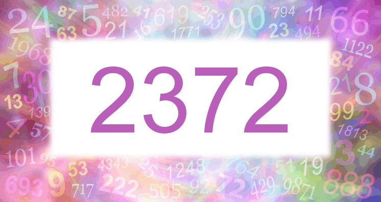 Dreams about number 2372