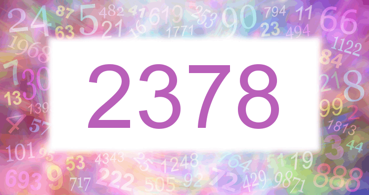Dreams about number 2378