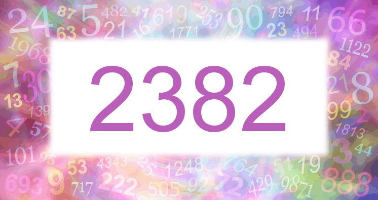 Dreams about number 2382
