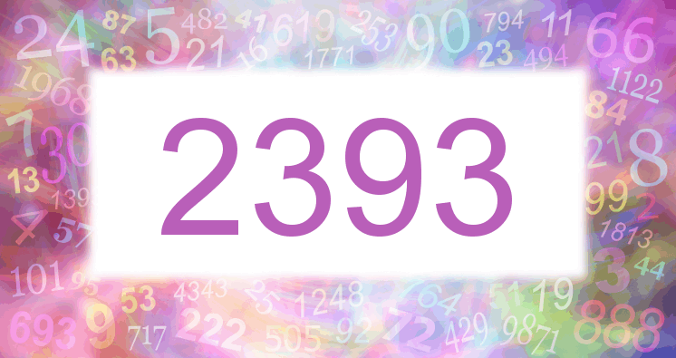 Dreams about number 2393