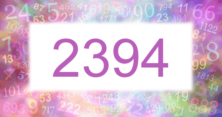 Dreams about number 2394