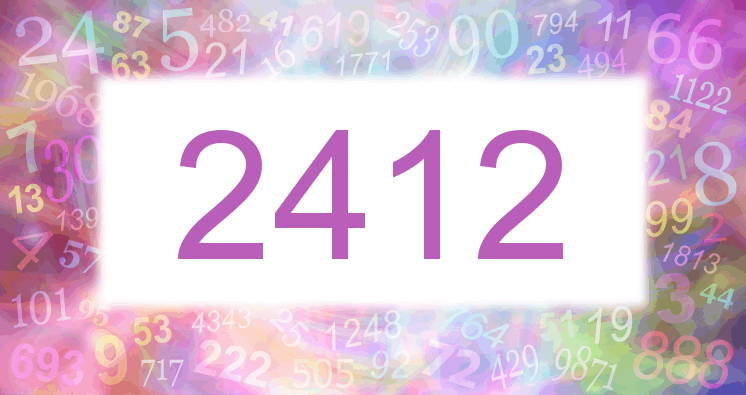 Dreams about number 2412