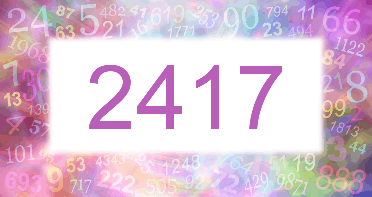 Dreams about number 2417