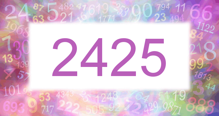 Dreams about number 2425