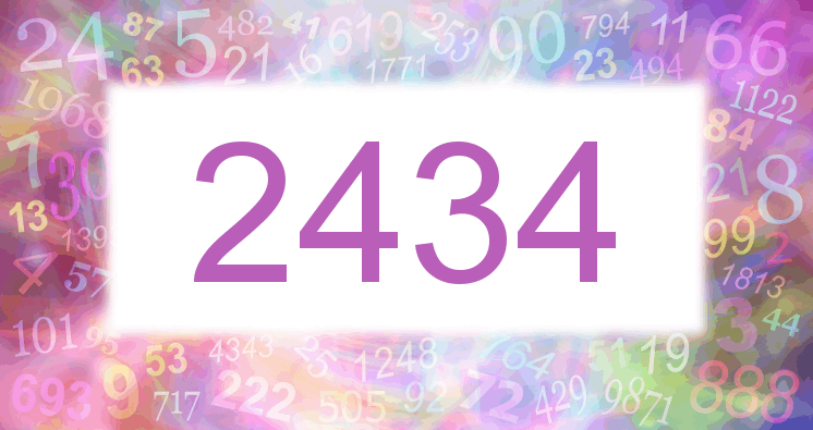 Dreams about number 2434