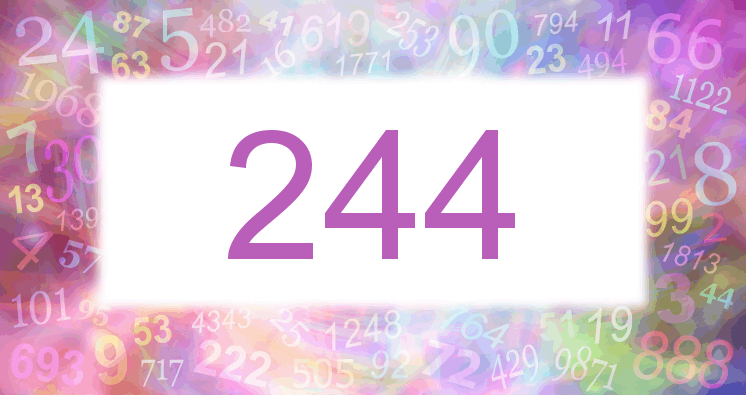 Dreams about number 244